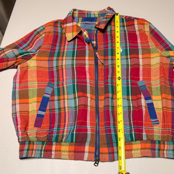 Polo Ralph Lauren Reversible Cotton Madras Jacket - Picture 7 of 10